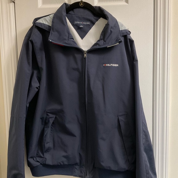 Tommy Hilfiger Navy Blue Bomber Jacket 